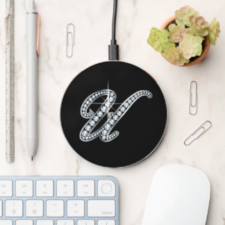 U Faux-"Diamond Bling"  Wireless Charger
