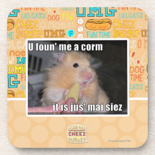 U found me a corn beverage coaster