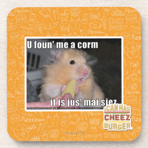 U found me a corn coaster