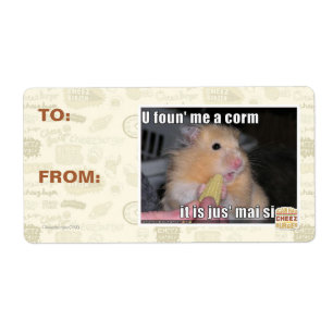 U found me a corn label