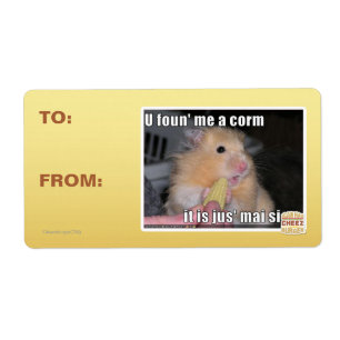 U found me a corn label