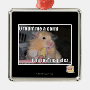 U found me a corn metal ornament