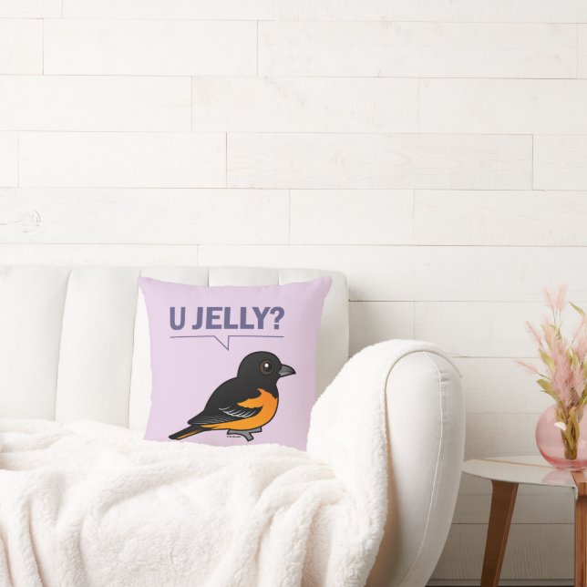 U Jelly? Throw Pillow (Couch)