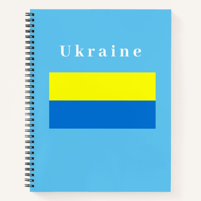 U k r a i n e Notebook (Front)