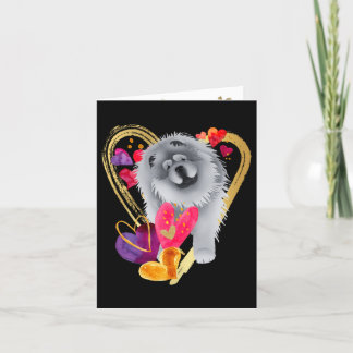 U MAKE MY HEART GO BLING - Blue Chow art cards