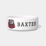 U of A Elephant Mascot with BAMA Wordmark Bowl<br><div class="desc">Charge into game day with this spirited University of Alabama design, combining the powerful elephant mascot with the bold "BAMA" wordmark. This graphic embodies the passionate energy and shorthand pride of the Crimson Tide fanbase. It's a perfect representation of your connection to the team and the excitement of Alabama athletics,...</div>