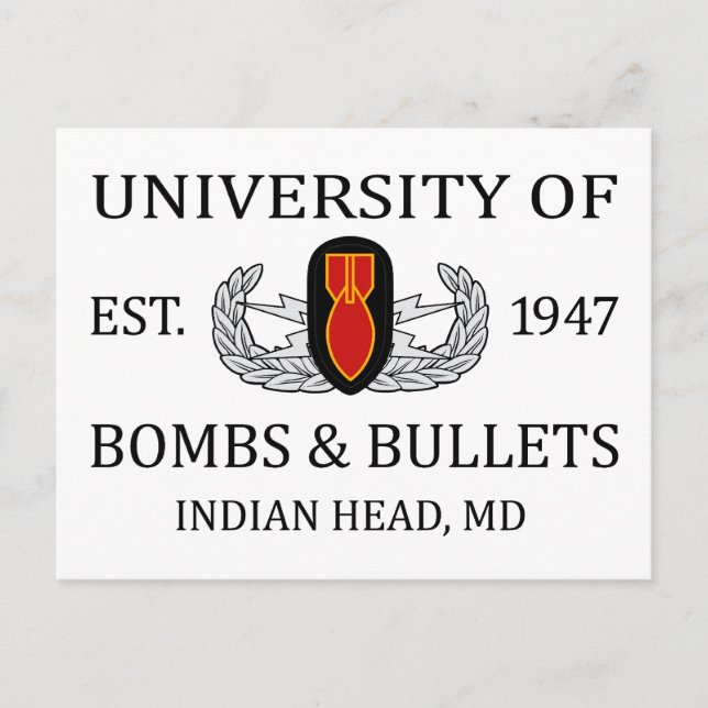 U of B&B Indian Head Postcard (Front)