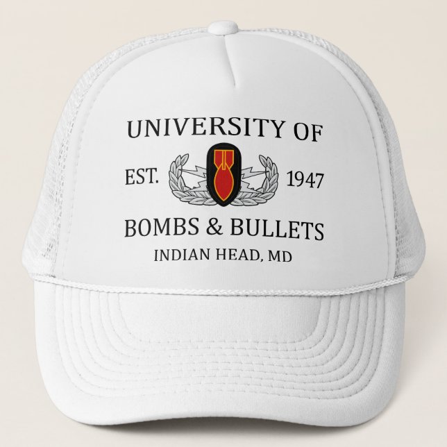 U of B&B Indian Head Trucker Hat (Front)