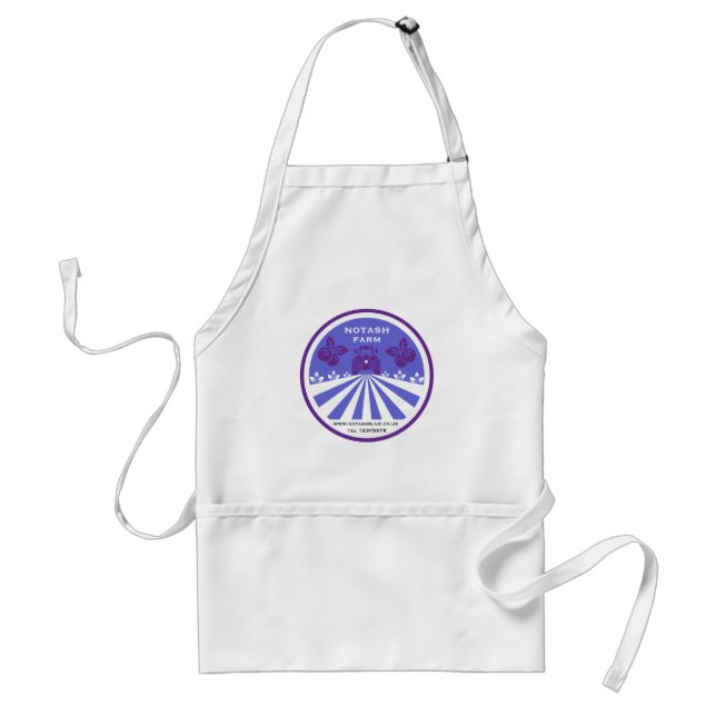 U-Pick Blueberry Farm Promotion Adult Apron (Front)