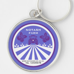 U-Pick Blueberry Farm Promotion Keychain