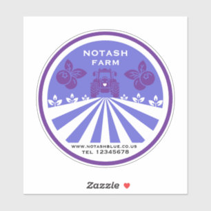 U-Pick Blueberry Farm Promotion Sticker