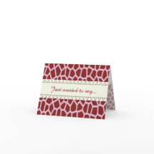 U pick Color/ Brown Giraffe Print in Mosaic Tile