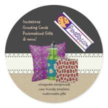 U Pick Color/ Country Burlap Black Board Chalk