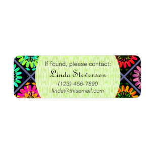 U Pick Color/ Radiant Scrapbook Flowers on Display Label