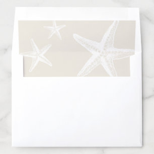 U PICK COLOR Starfish Beach Party Envelope Liner