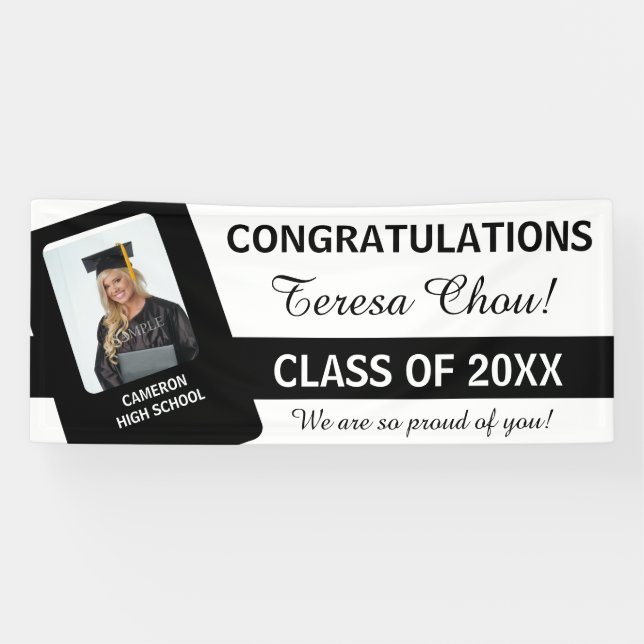 U-Pick School Colors w/Black UPSC Banner (Horizontal)