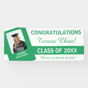 U-Pick School Colors w/Green UPSC Banner