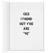 U R "40" - GOING BANANAS CARDS (Inside (Right))