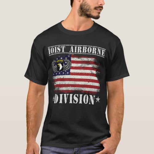 US 101st Airborne Division Veteran Tshirt Veteran
