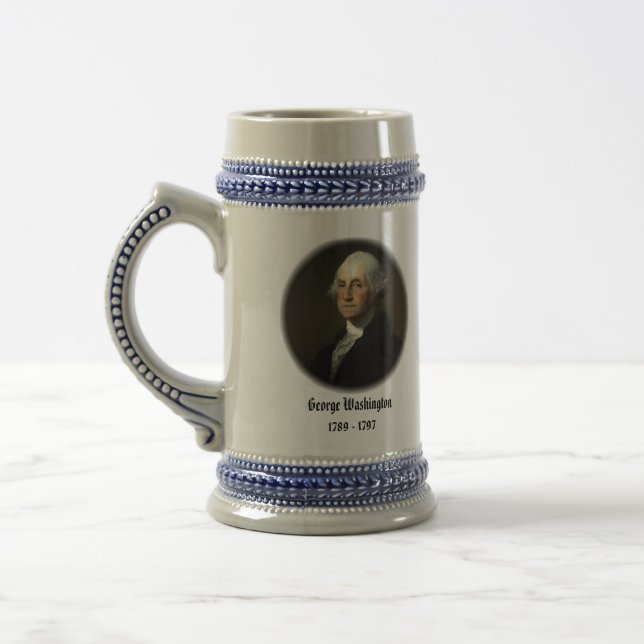 U.S.A. 1st President (Collectable Mug) Beer Stein (Left)