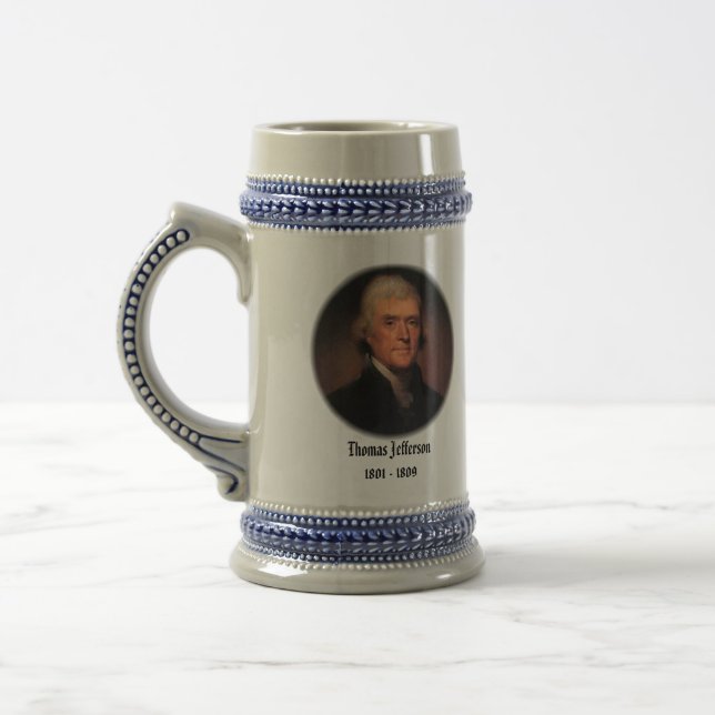 U.S.A. 3rd President (Collectable Mug) Beer Stein (Left)