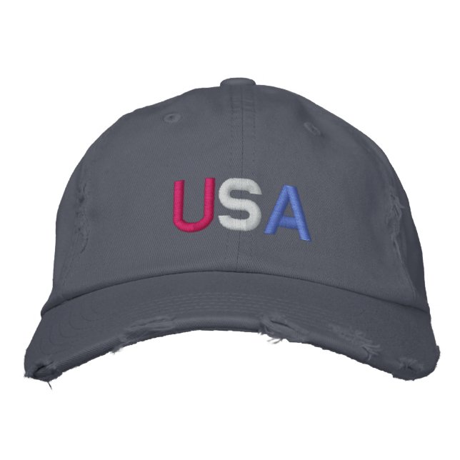 U.S.A. BASEBALL CAP - Customized - Customized (Front)