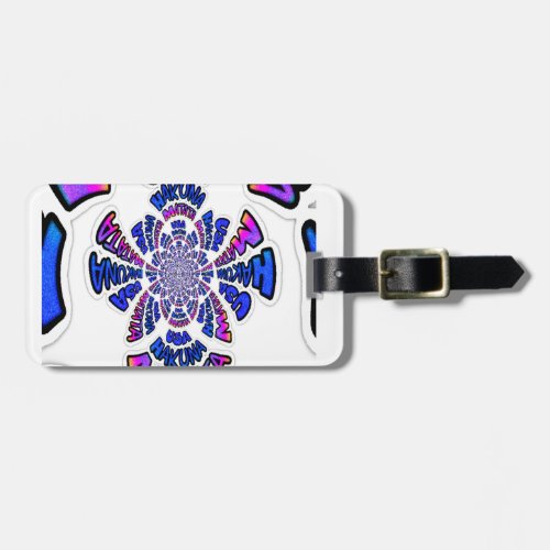 USA beautiful amazing text quote design Luggage Tag