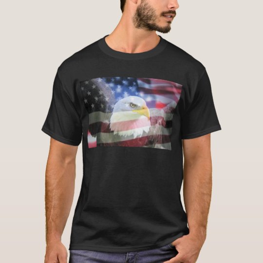 U.S.A. Eagle & Flag T-Shirt
