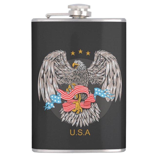 U.S.A Eagle Flask (Front)