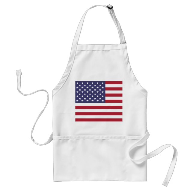 U.S.A. Flag Adult Apron (Front)