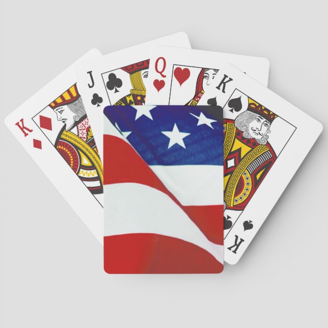 U.S.A. Flag Poker Cards (Back)