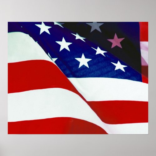 USA Flag Poster
