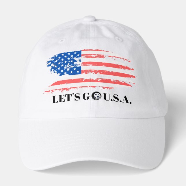 U.S.A. FLAG SOCCER HAT (Front)