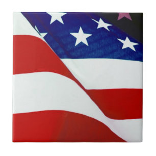 U.S.A. Flag Tile