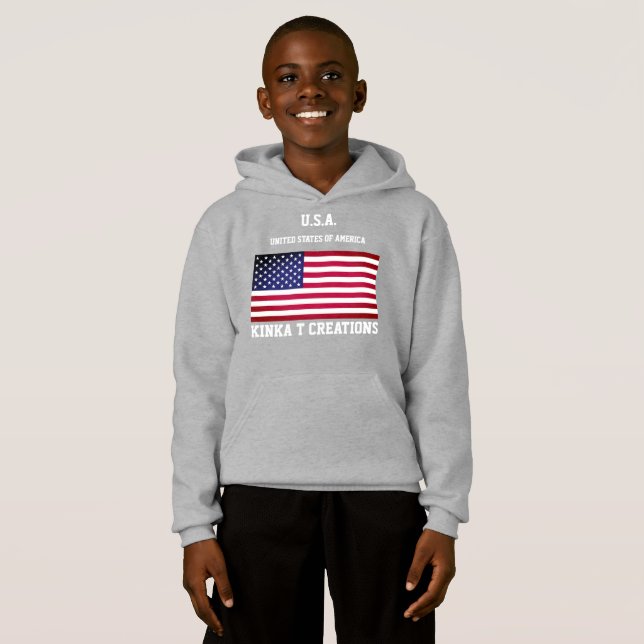 U.S.A. Kinka T Creations Hoodie (Front Full)