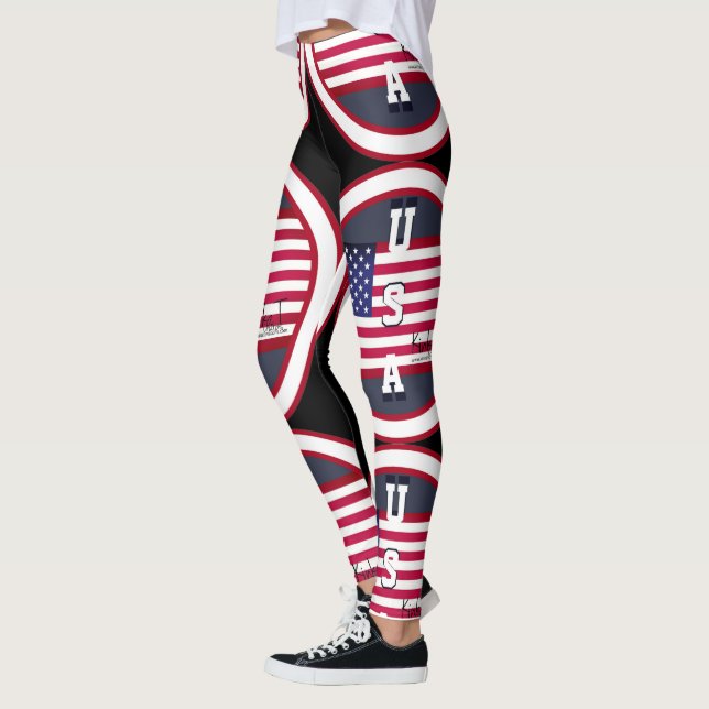 U.S.A. Kinka T Creations  Leggings (Left)