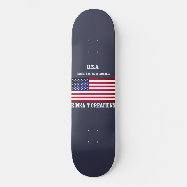 U.S.A. Kinka T Creations Skateboard (Front)