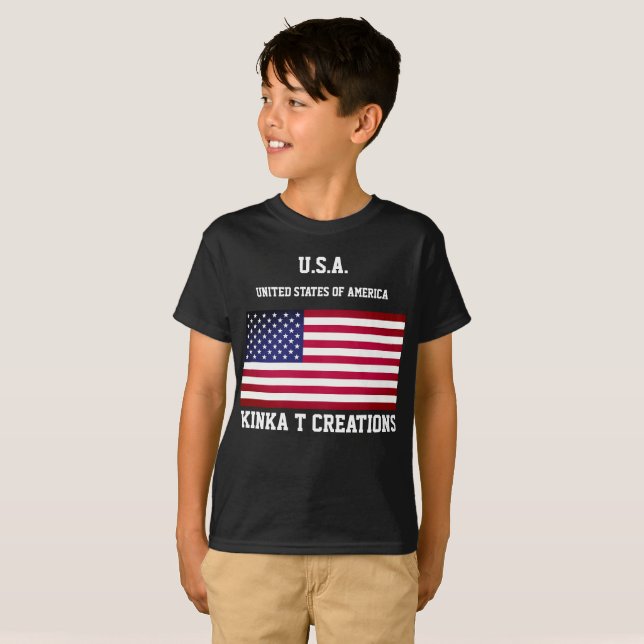 U.S.A. Kinka T Creations T-Shirt (Front Full)