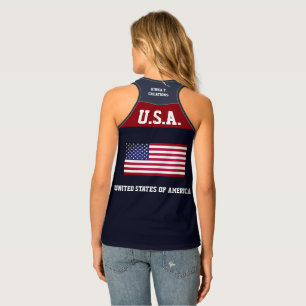 U.S.A. Kinka T Creations Tank Top