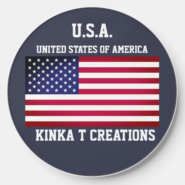 U.S.A. Kinka T Creations Wireless Charger (Front)