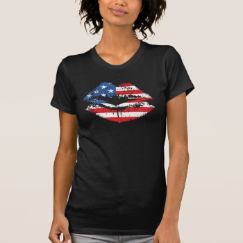 U.s.a Lips Tank Top Design For Women. by vargasbox at Zazzle
