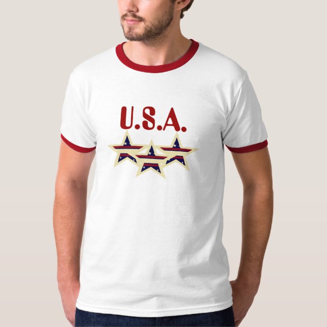 U.S.A. PATRIOTIC T-SHIRT (Front)
