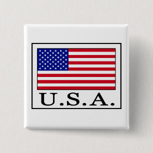 U.S.A. PINBACK BUTTON