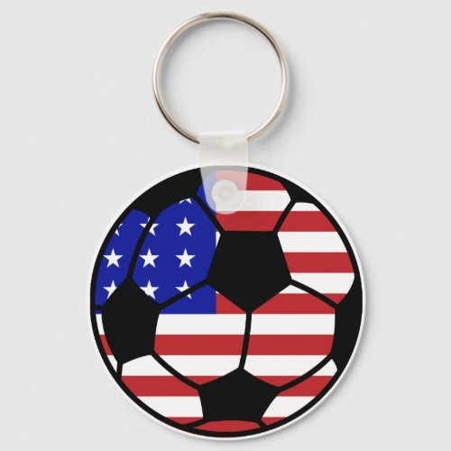 USA Soccer American Keychain