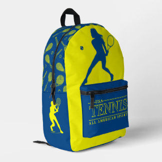 U.S.A Tennis Design Backpack 