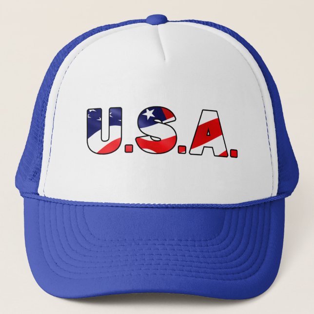 U.S.A. TRUCKER HAT (Front)