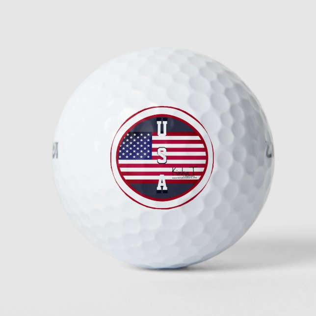 U.S.A.  Wilson Ultra 500 Golf Balls (Front)