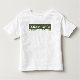 U.S. Air Force   Aim High - Green Toddler T-shirt