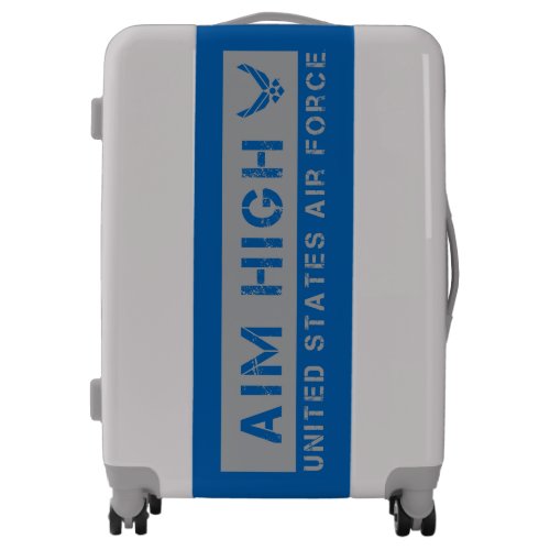 US Air Force  Aim High _ Grey Luggage