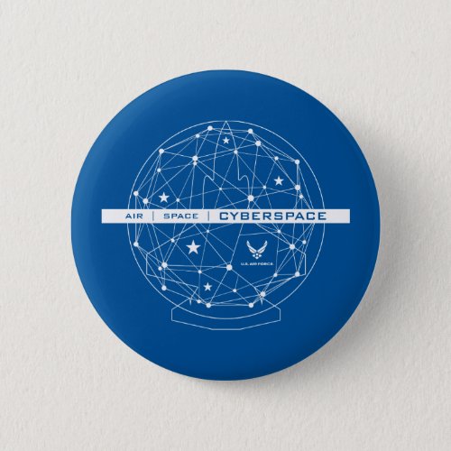 US Air Force  Air Space Cyberspace Button